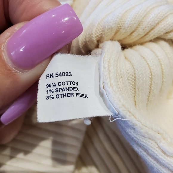 Gap Women's Ribbed Color block Turtleneck Sweater Size XS - Picture 4 of 4